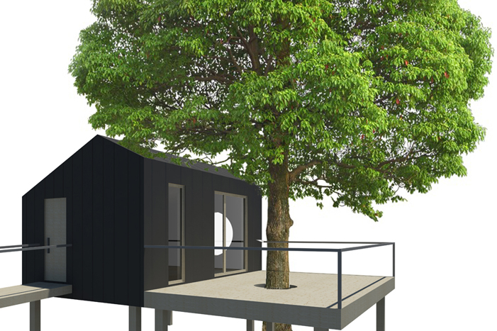 Casa sull’albero progetto architettonico Studio 3Mark natura