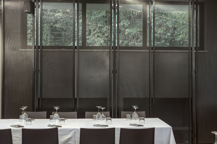 Interni del Ristorante Ai Beati a Cuneo progettati da Studio 3Mark con design contemporaneo