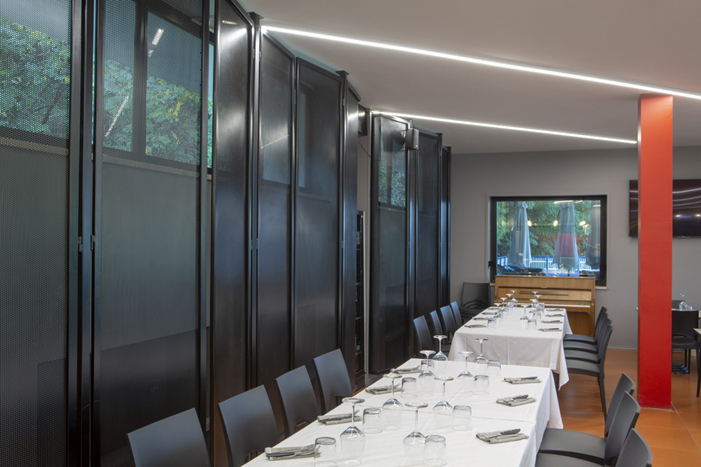 Ristorante Ai Beati di Studio 3Mark a Cuneo con spazi rinnovati e atmosfera accogliente